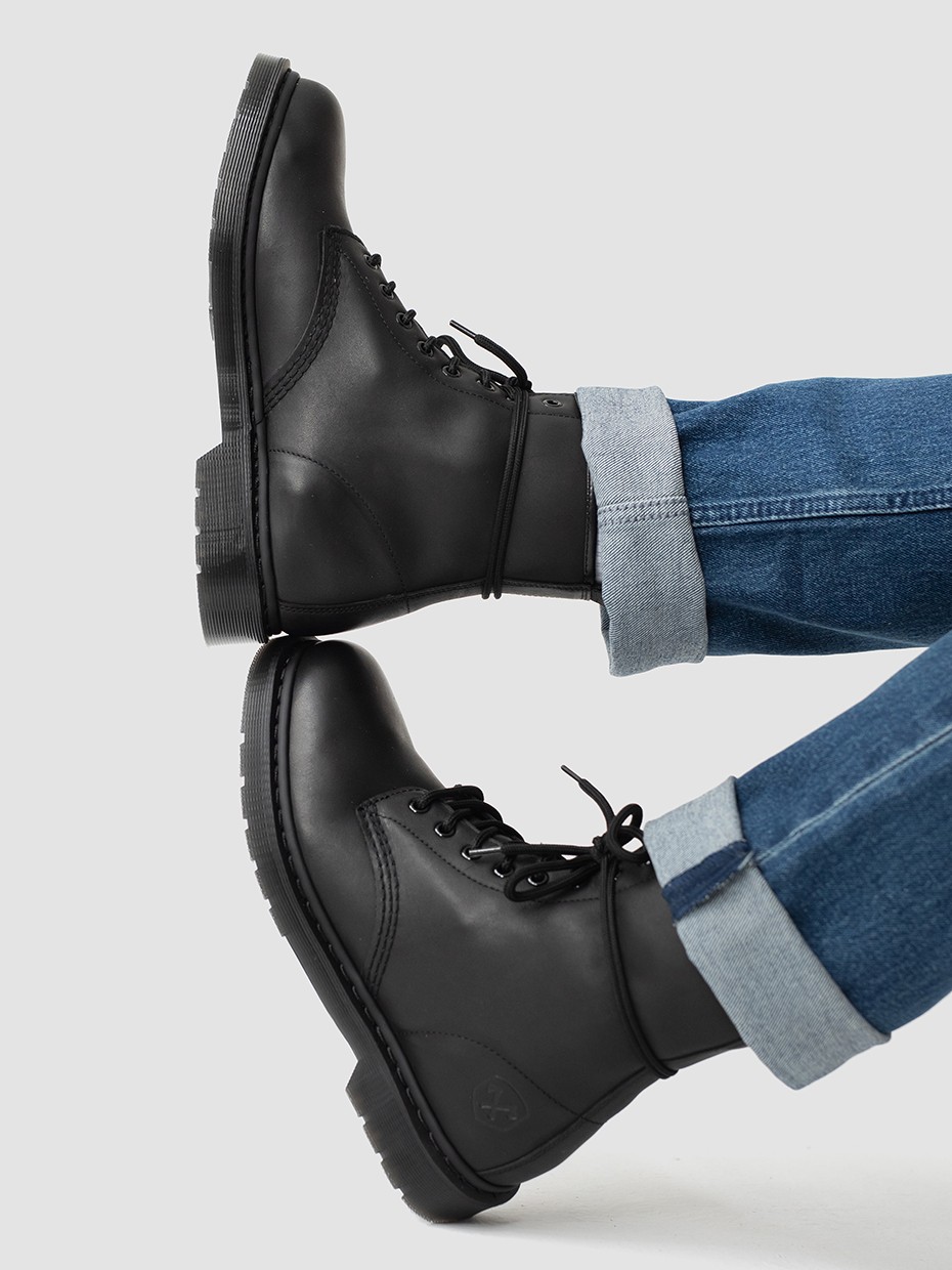 Ботинки муж. Harry Hatchet 4802 mono black