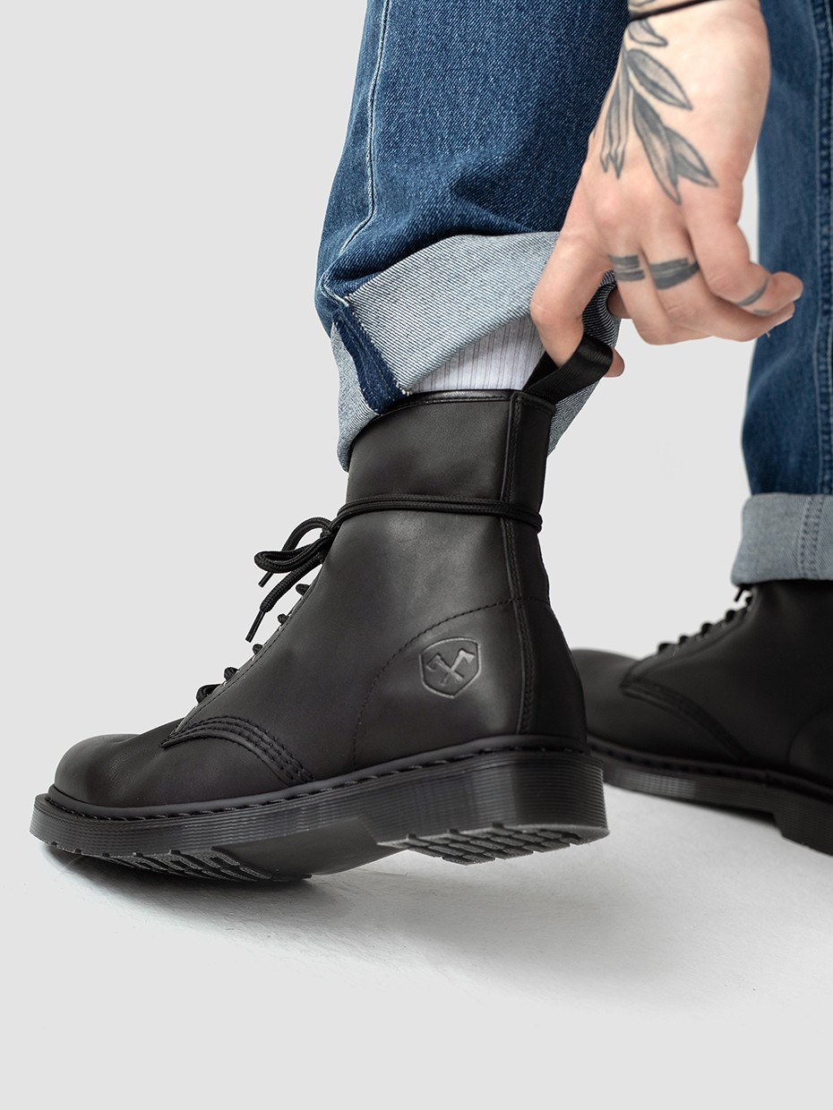 Ботинки муж. Harry Hatchet 4802 mono black