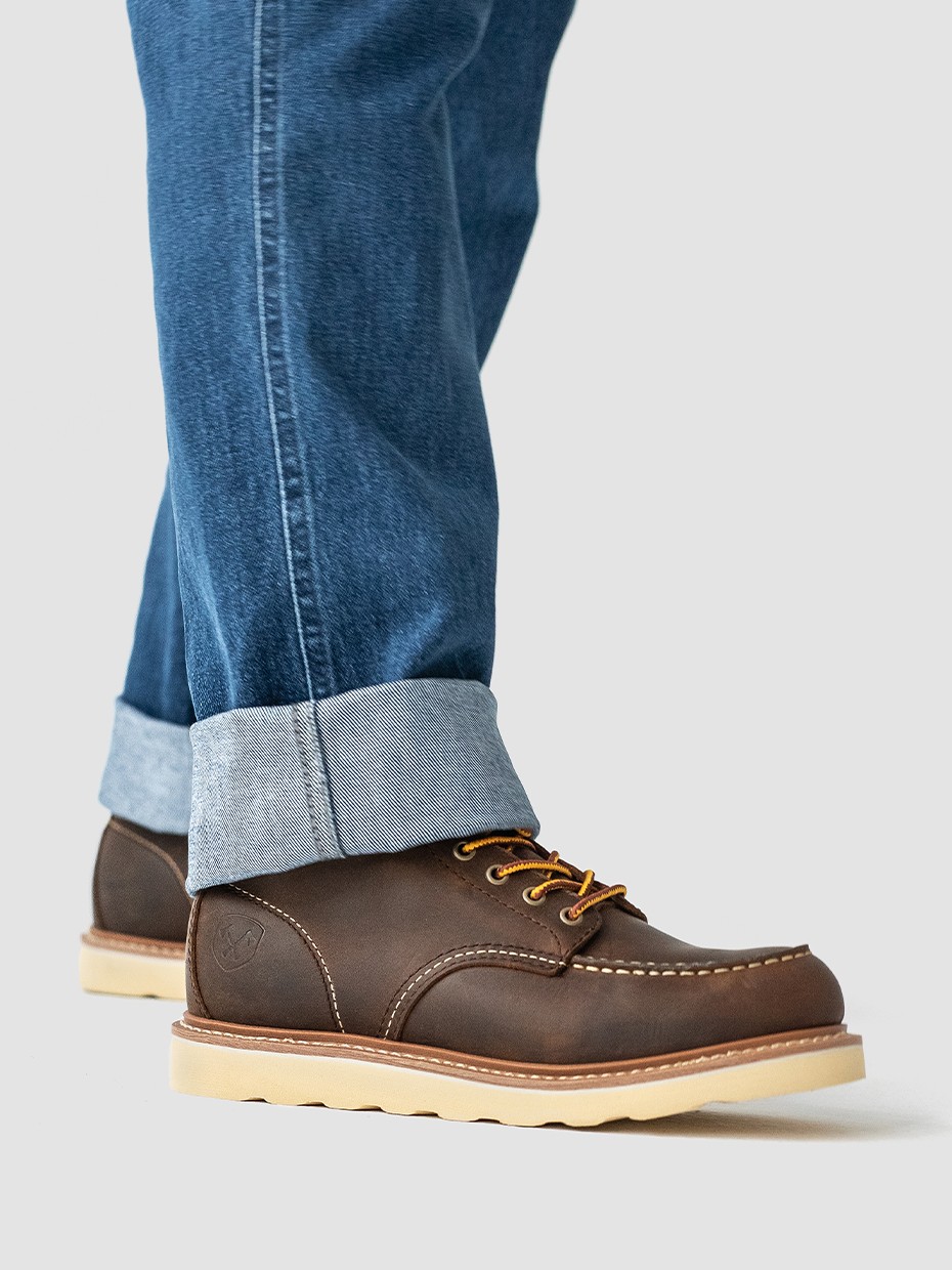 Ботинки муж. Harry Hatchet Lary Moc Toe dark brown