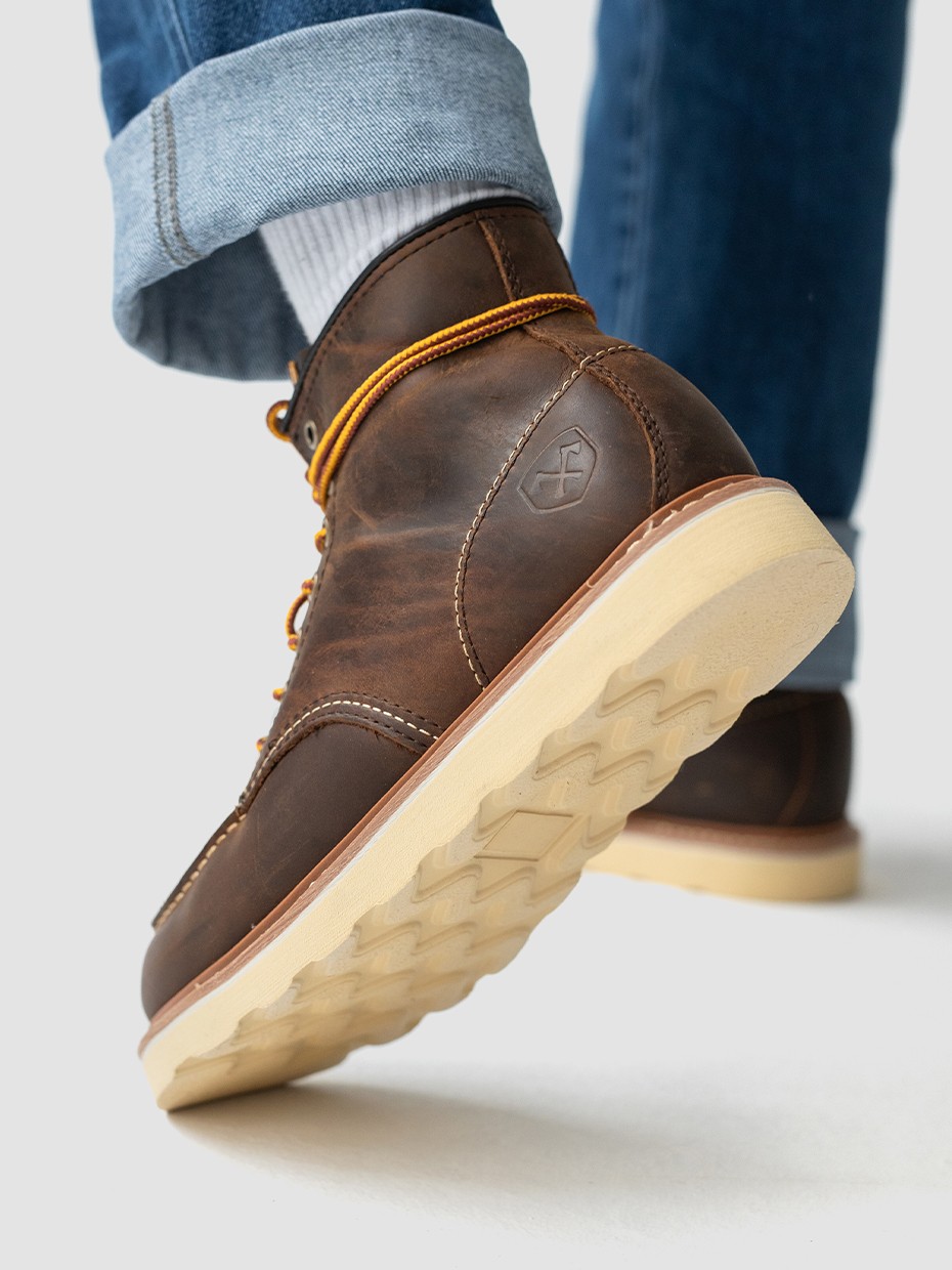 Ботинки муж. Harry Hatchet Lary Moc Toe dark brown