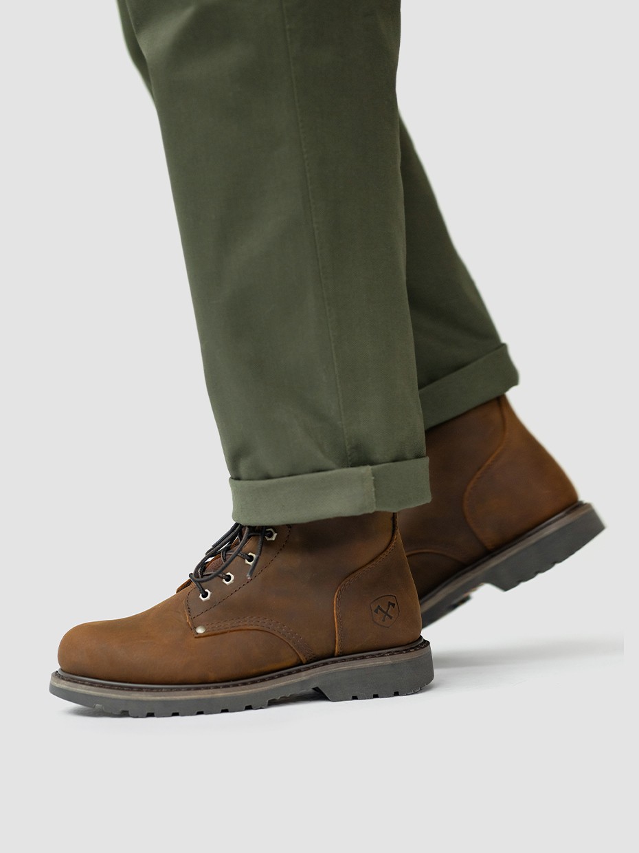 Ботинки муж. Harry Hatchet Shield brown suede